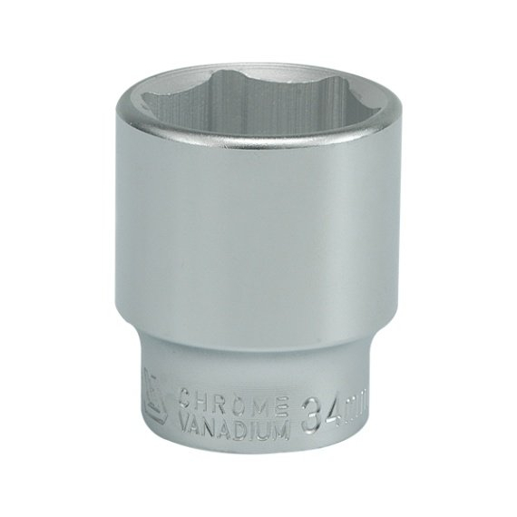 Galvutė 6-kampė | 20 mm (3/4") | 34 mm (YT-1314) Galvutė 6-kampė | 20 mm (3/4") | 34 mm (YT-1314)