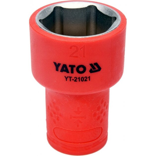 Galvutė izoliuota 21 mm, 3/8" VDE (YT-21021)