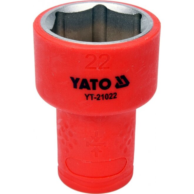 Galvutė izoliuota 22 mm, 3/8" VDE (YT-21022)