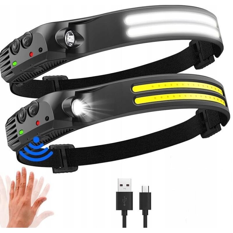 Žibintuvelis LED ant galvos, 80/140lm, 6000K