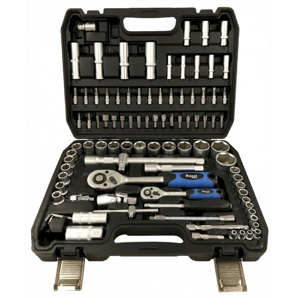 Galvučių rinkinys | 6.3 mm (1/4") + 12.5 mm (1/2") | 94 vnt. (BS78094)