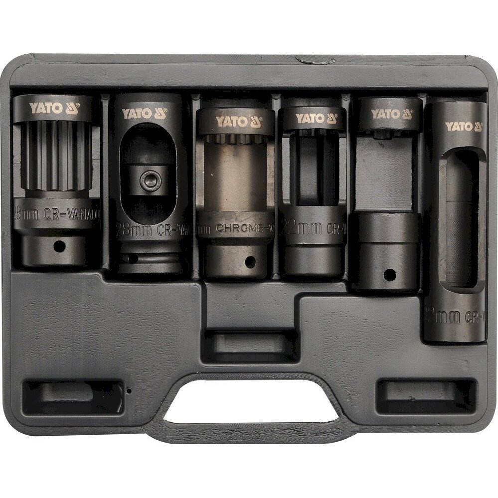 Galvučių rinkinys purkštukams, lambda zondui | 6 vnt. (YT-0622) 1 Galvučių rinkinys purkštukams, lambda zondui | 6 vnt. (YT-0622) 1