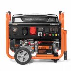 Benzininis generatorius DAEWOO GDA 9500DPE-3, 7.5 kW, + automatinio valdymo blokas ATS 15-400 GDA