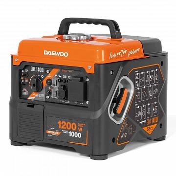Inverterinis generatorius DAEWOO GDA 1400i, 1.2kW, 56cm³ Inverterinis generatorius DAEWOO GDA 1400i, 1.2kW, 56cm³