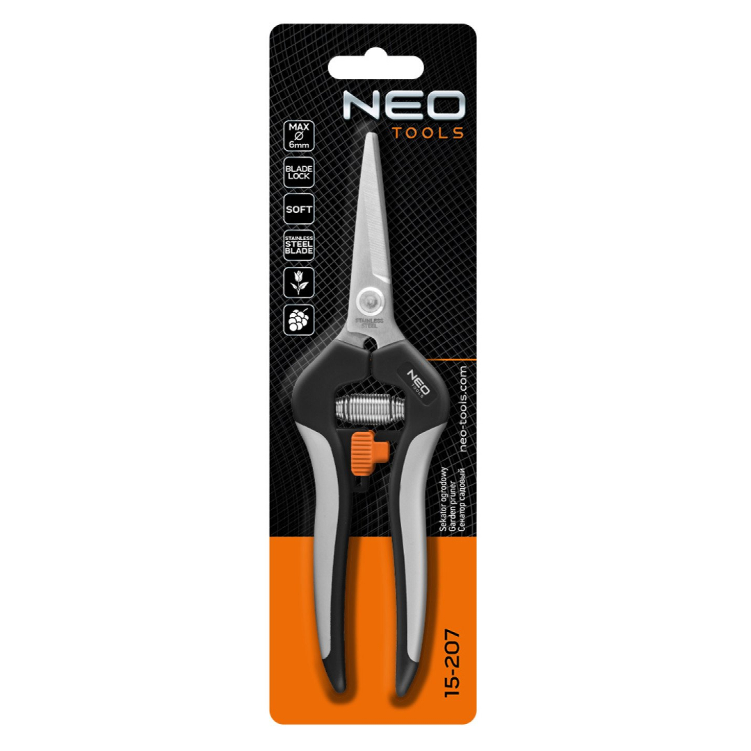 Genėtuvas Tiesūs ašmenys185 mm, diapazonas iki 6 mm 1 Genėtuvas Tiesūs ašmenys185 mm, diapazonas iki 6 mm 1