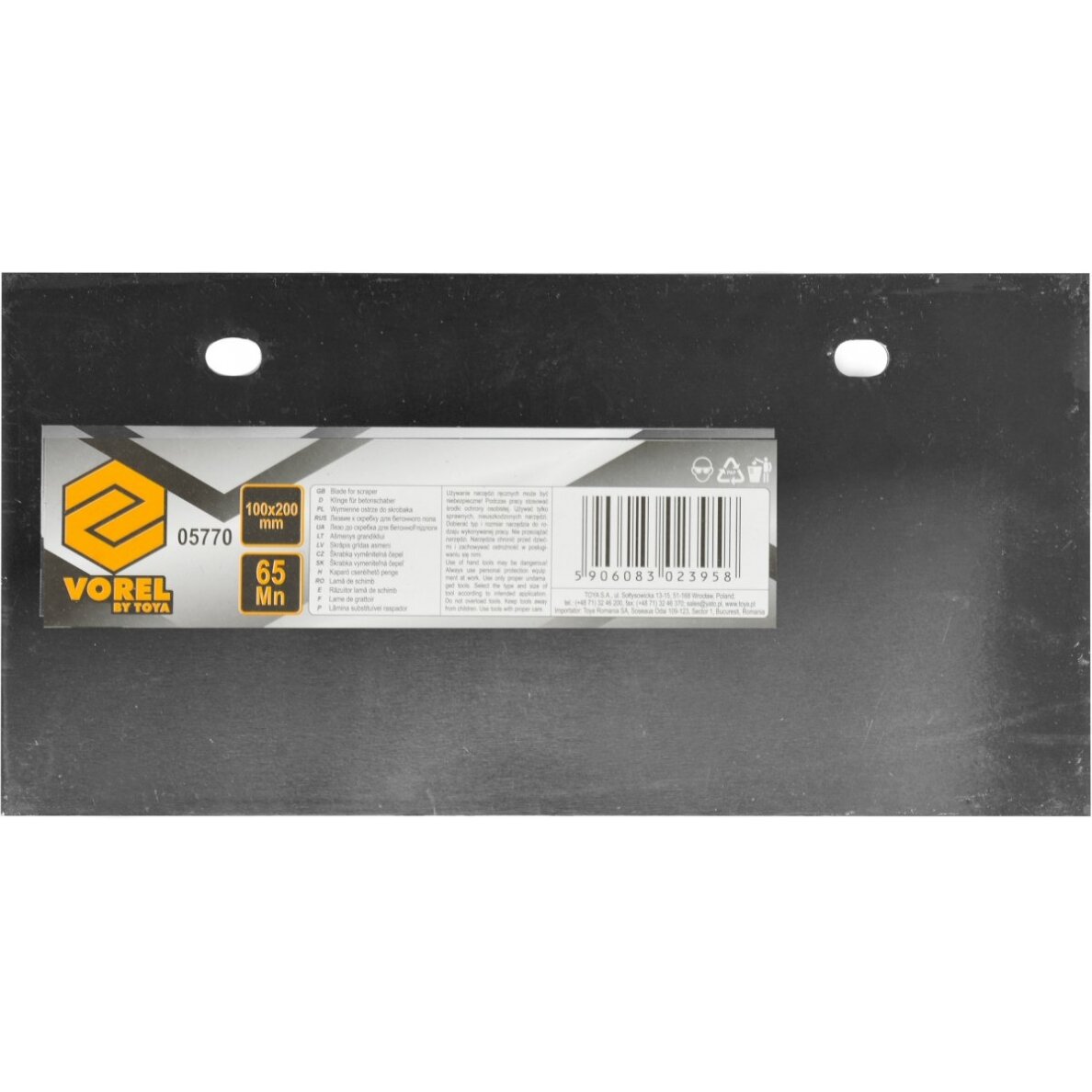 Geležtė betono gramdymui | L-200 X 100 mm (05770) Geležtė betono gramdymui | L-200 X 100 mm (05770)