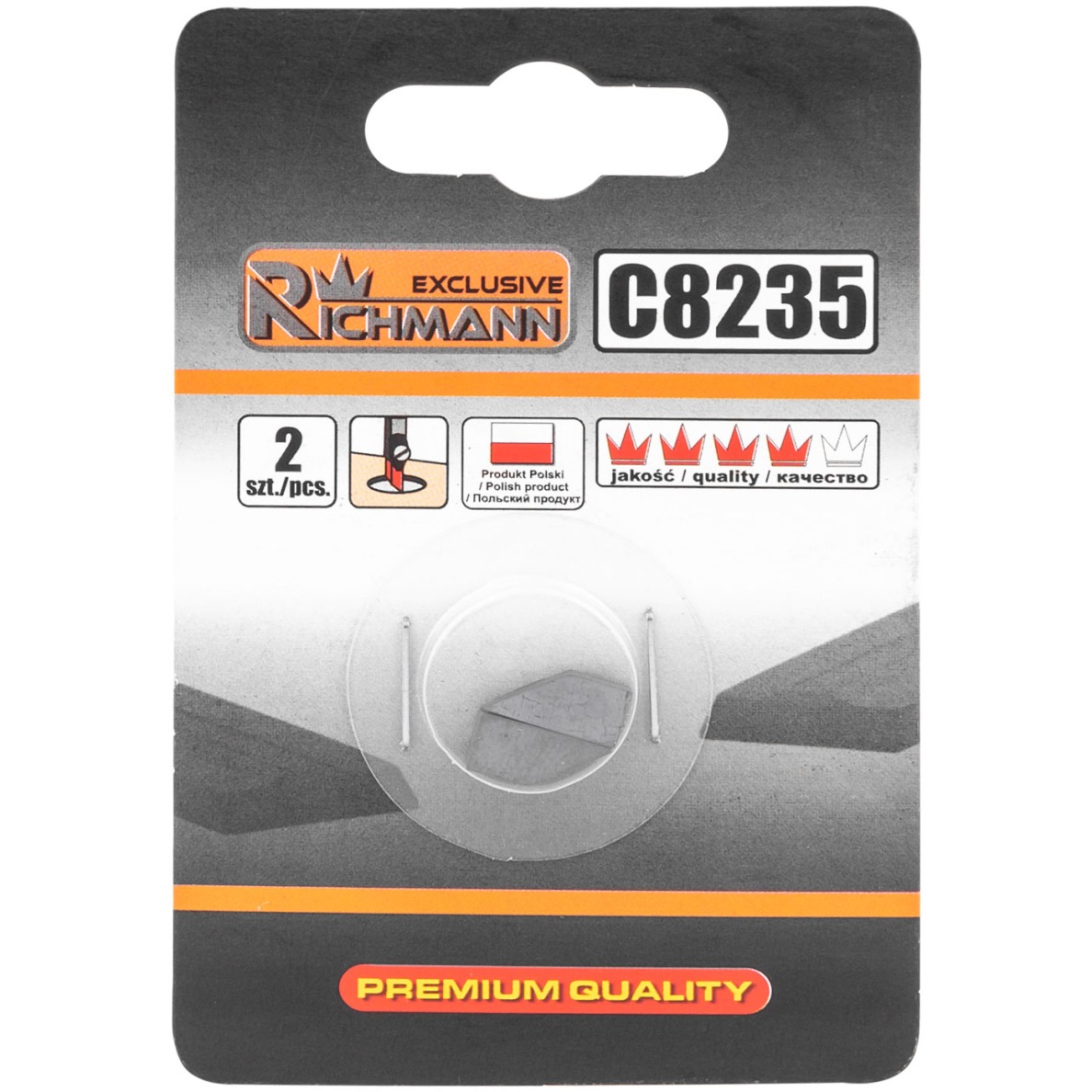 Geležtės skylių rėžtukui C8231 2 Geležtės skylių rėžtukui C8231 2