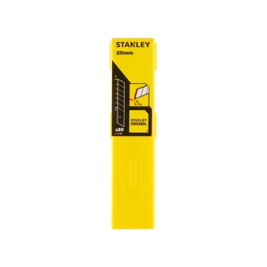 Geležtės 25mm 20vnt Stanley 1-11-325 1