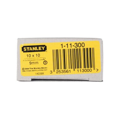 Geležtės 9mm 100vnt Stanley 1-11-300 4 Geležtės 9mm 100vnt Stanley 1-11-300 4