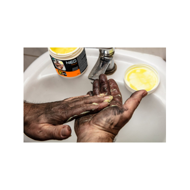 Gelinė, geltona, rankų plovimo pasta, nešvarumams pašalinti 1 Gelinė, geltona, rankų plovimo pasta, nešvarumams pašalinti 1