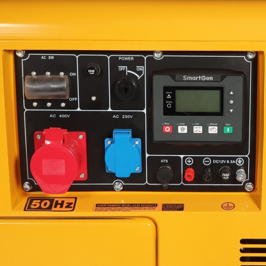 Generatorius dyzelinis STAGER YDE7000TD3 6,3 kW, 400 V 2