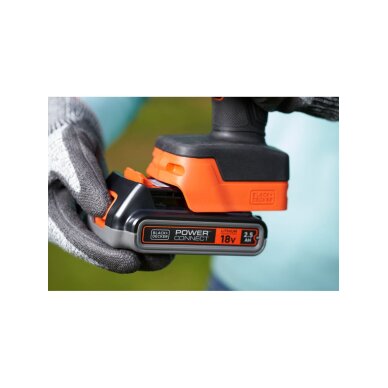 Genėtuvas, 1x2aH, 1a įkroviklis , BCPP18D1-QW, 1 X 2AH, Black&Decker 7