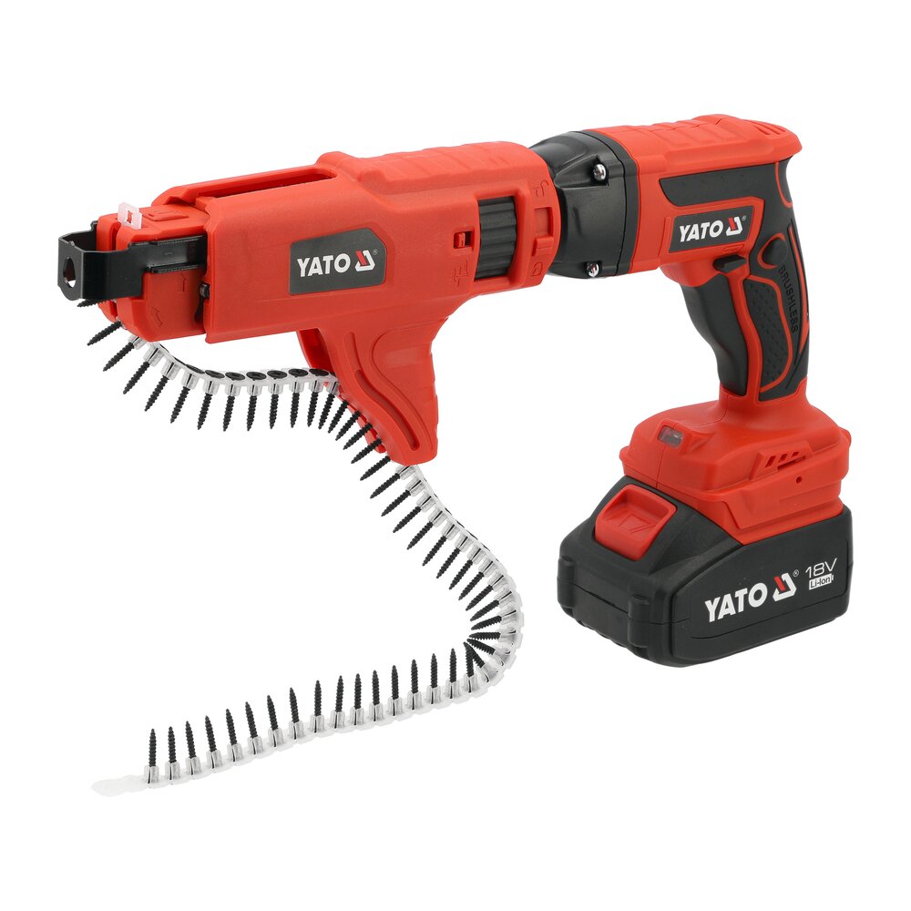 Gipskartonio suktukas akumuliatorinis | 18V | 4 Ah (YT-82075)