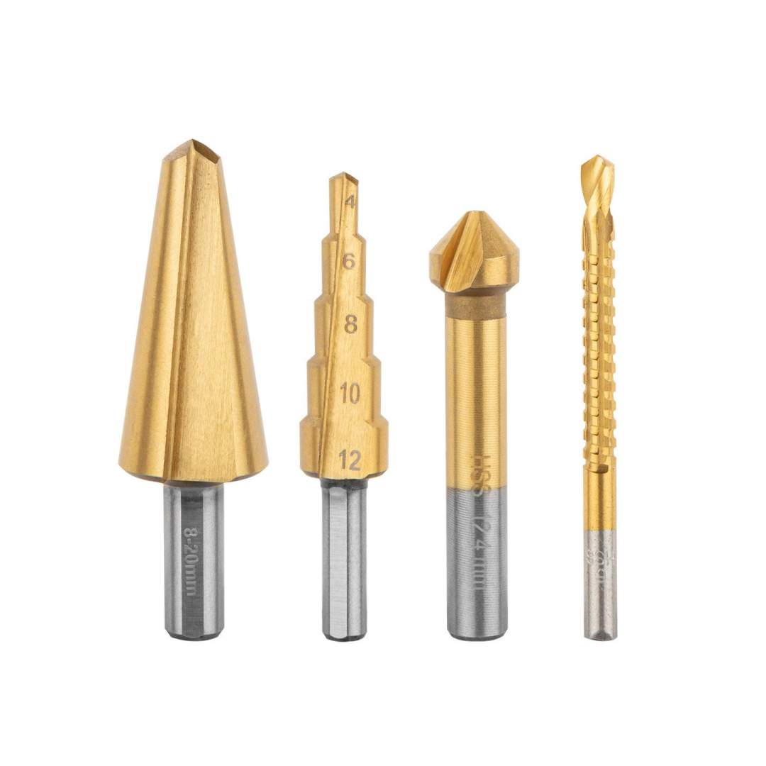 Giluminiai grąžtai, 4 vnt. Giluminiai grąžtai, 4 vnt.