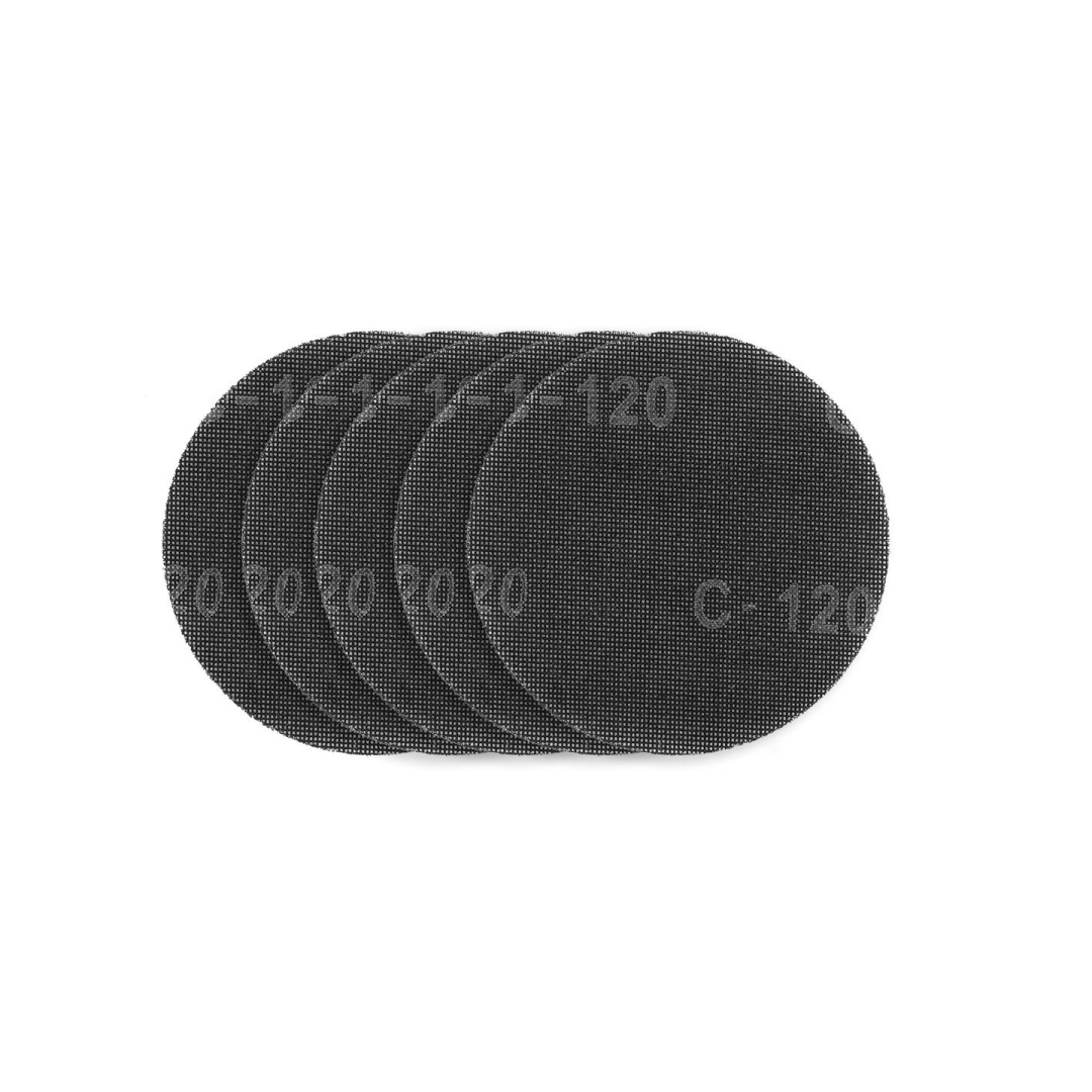 Gipso šlifavimo grotelės su Velcro 180 mm, K120, 5vnt šlifuokliui 59G263