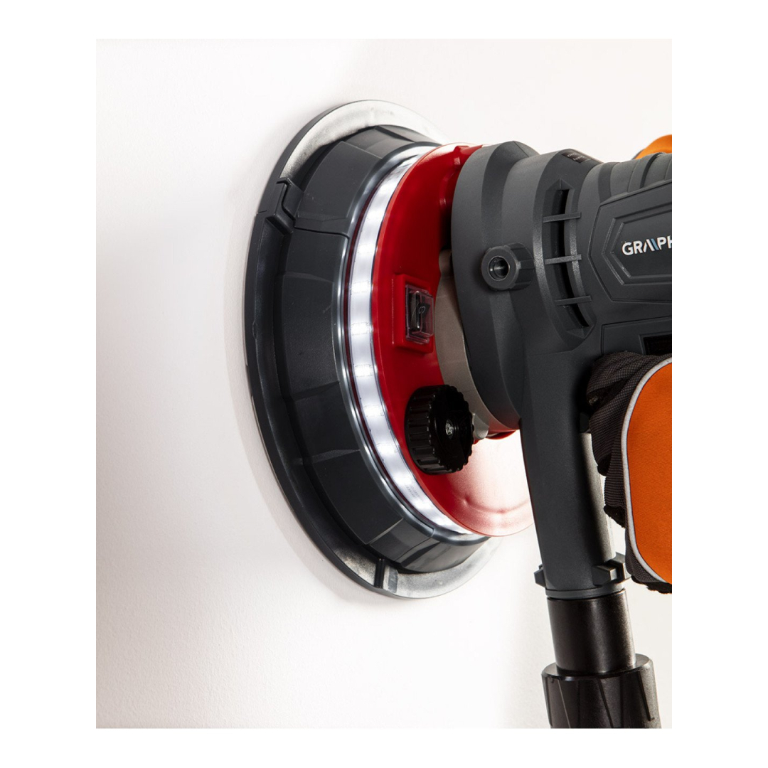 Gipso šlifavimo grotelės su Velcro 180 mm, K80, 5vnt šlifuokliui 59G263 3