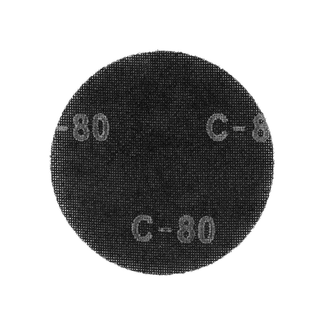 Gipso šlifavimo grotelės su Velcro 180 mm, K80, 5vnt šlifuokliui 59G263 6