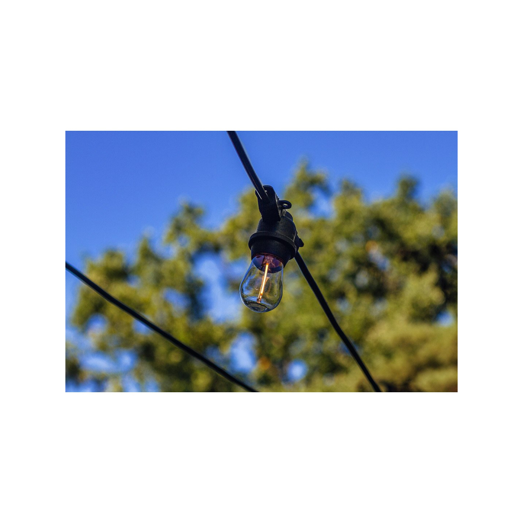 Girliandas 20m + 22 kaitinamosios lemputės 5