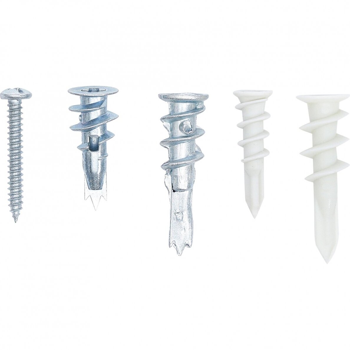 Gipso plokščių kaiščių asortimentas | 100 vnt. (88200) 1 Gipso plokščių kaiščių asortimentas | 100 vnt. (88200) 1