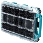 Žema vidutinio dydžio smulkių priedų dėžė Makita P-91051, 387x596x85 mm