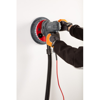 Gipso šlifavimo grotelės su Velcro 180 mm, K120, 5vnt šlifuokliui 59G263 2