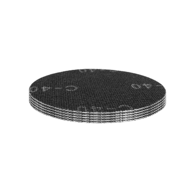 Gipso šlifavimo grotelės su Velcro 180 mm, K40, 5vnt šlifuokliui 59G263 8
