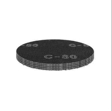 Gipso šlifavimo grotelės su Velcro 180 mm, K80, 5vnt šlifuokliui 59G263 8