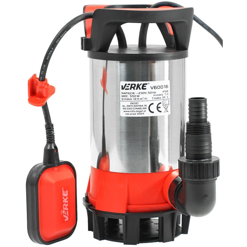 Giluminis siurblys purvinam ir švariam vanden 550W