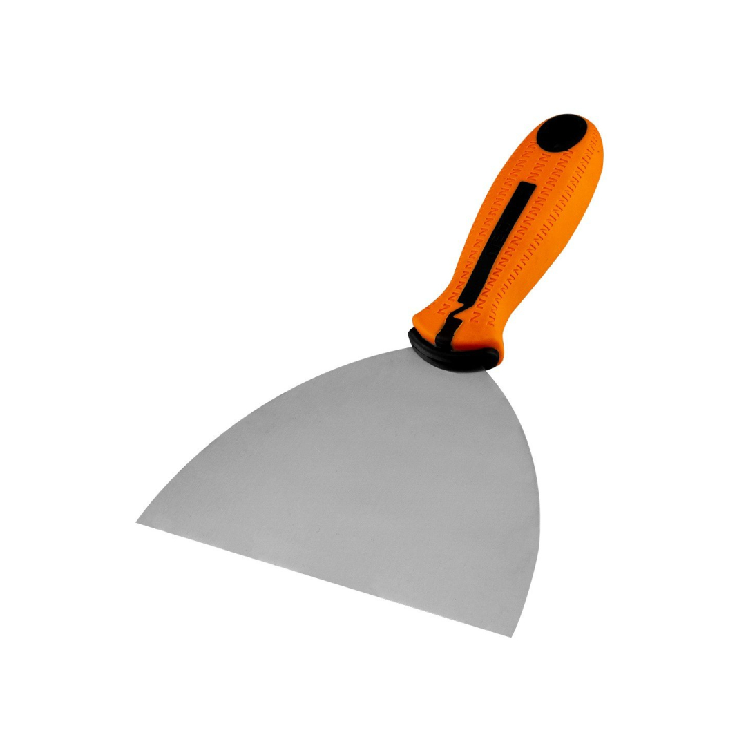 Glaistyklė - gramdiklis 150mm, ašmenys iš nerūdijančio plieno, rankena iš dviejų medžiagų Glaistyklė - gramdiklis 150mm, ašmenys iš nerūdijančio plieno, rankena iš dviejų medžiagų