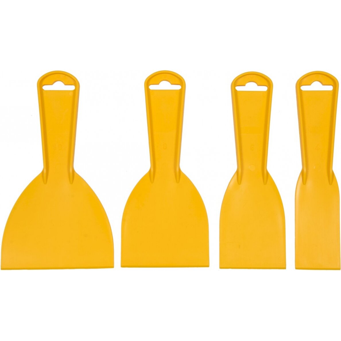 Glaistyklių / mentelių rinkinys | su rankenomis | 4 vnt. (05980) Glaistyklių / mentelių rinkinys | su rankenomis | 4 vnt. (05980)