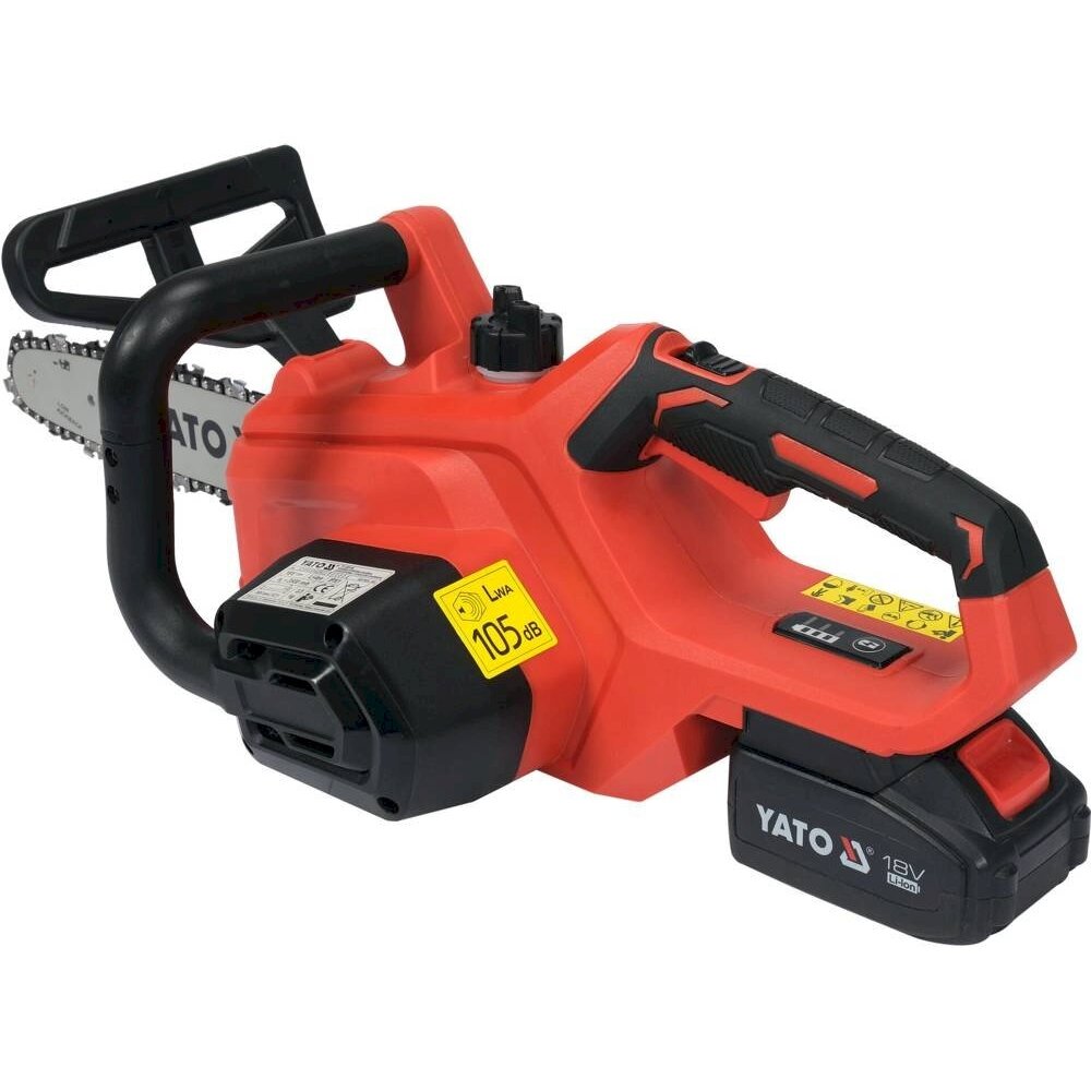Grandininis pjūklas akumuliatorinis | 12" 18V + 4AH + kroviklis (YT-828137)