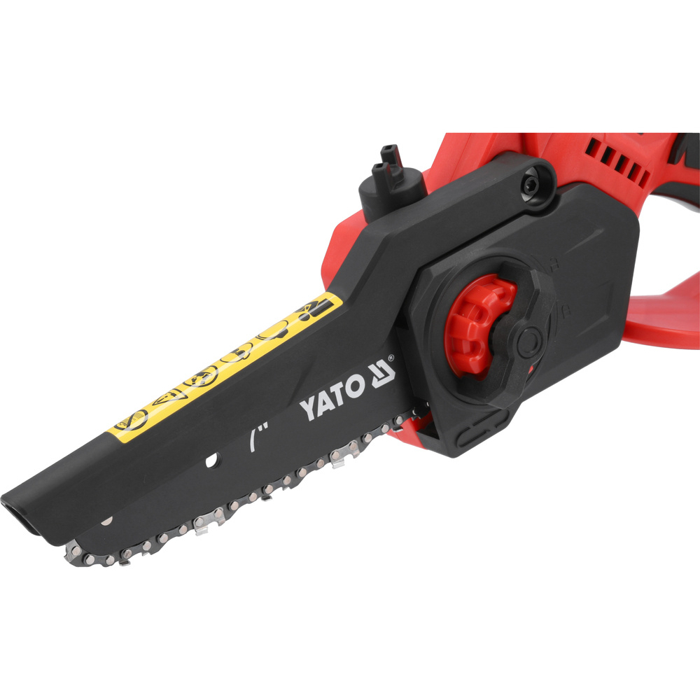 Grandininis pjūklas akumuliatorinis | 7′′ | 18V + 2AH + kroviklis (YT-828133) 3 Grandininis pjūklas akumuliatorinis | 7′′ | 18V + 2AH + kroviklis (YT-828133) 3