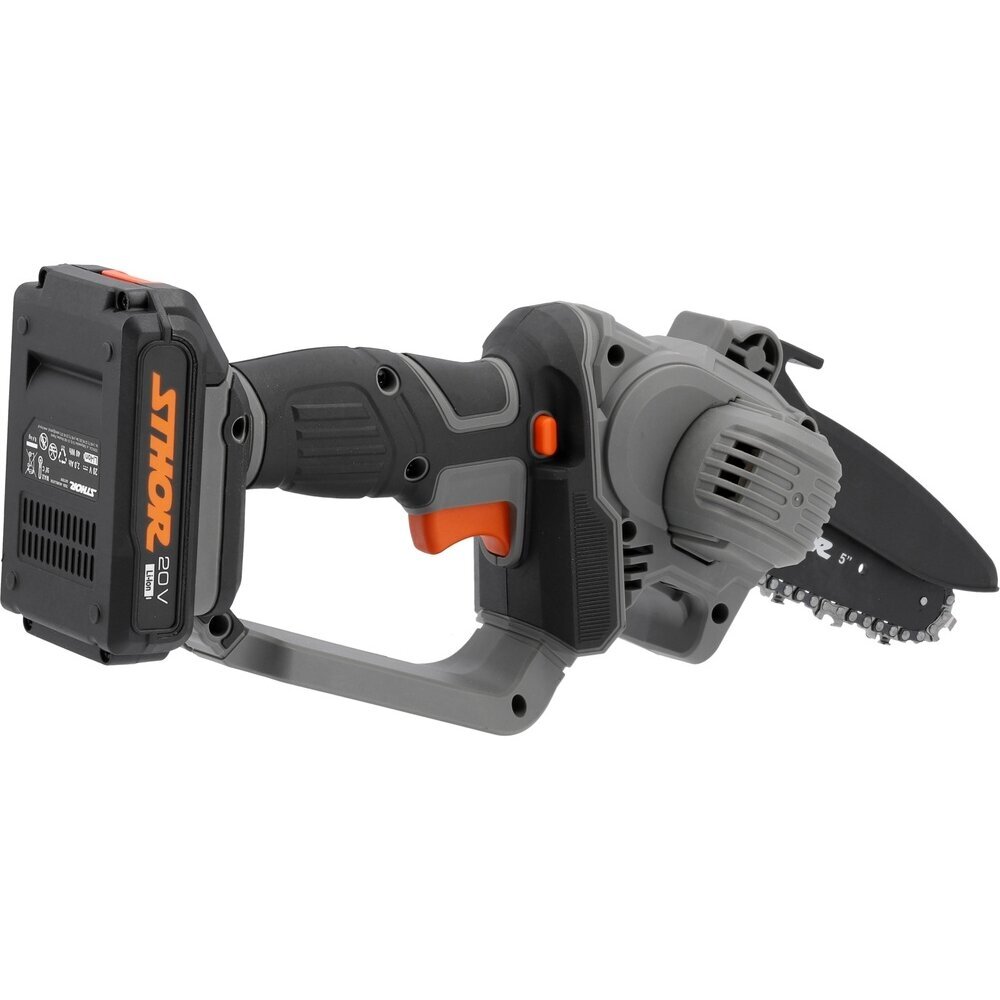 Akum. grandininis mini pjūklas Sthor 78211, 20V 6" (2Ah+krov.) 1 Akum. grandininis mini pjūklas Sthor 78211, 20V 6" (2Ah+krov.) 1