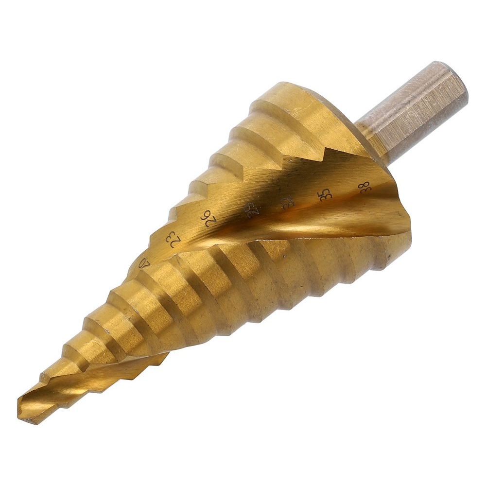 Grąžtas pakopinis spiralinis | HSS 4341 | Ø 6 - 38 mm (YT-44749)