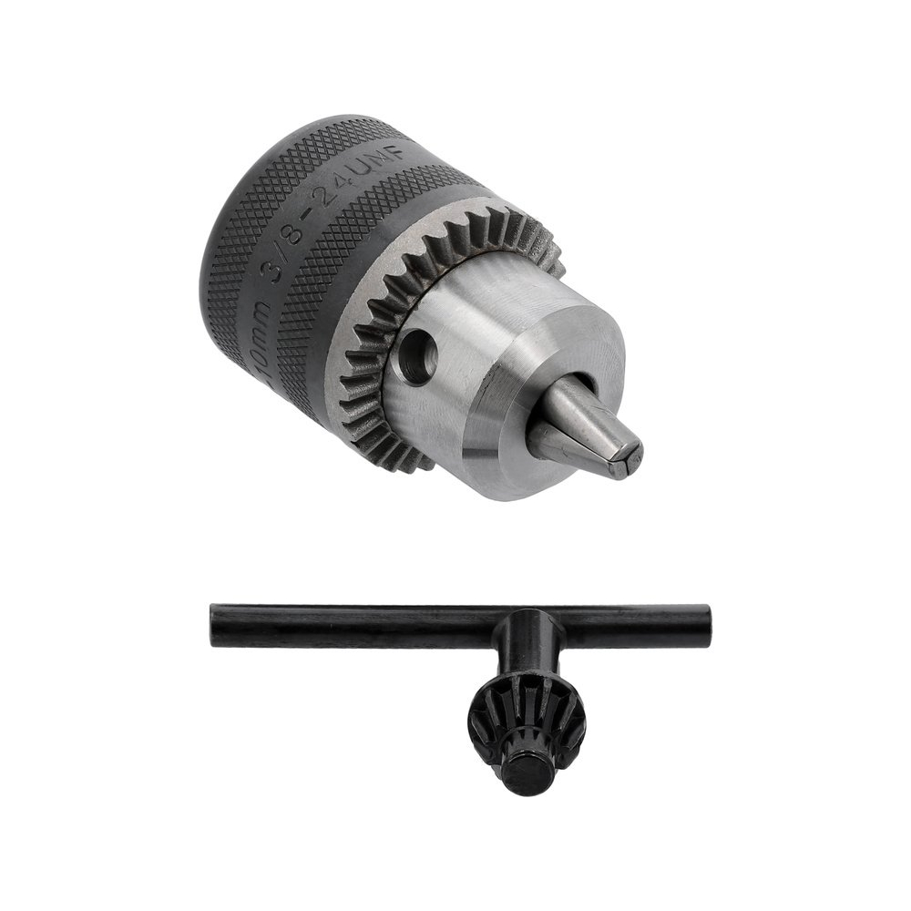 Grąžto griebtuvas su raktu | 1.5-10 mm | 3/8"-24UNF (YT-820300) Grąžto griebtuvas su raktu | 1.5-10 mm | 3/8"-24UNF (YT-820300)