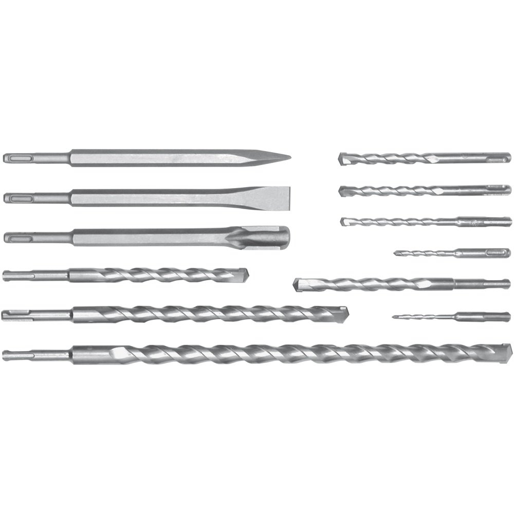 Grąžtų ir kaltų komplektas | SDS PLUS | 5-20 mm | 12 vnt. (23585) Grąžtų ir kaltų komplektas | SDS PLUS | 5-20 mm | 12 vnt. (23585)