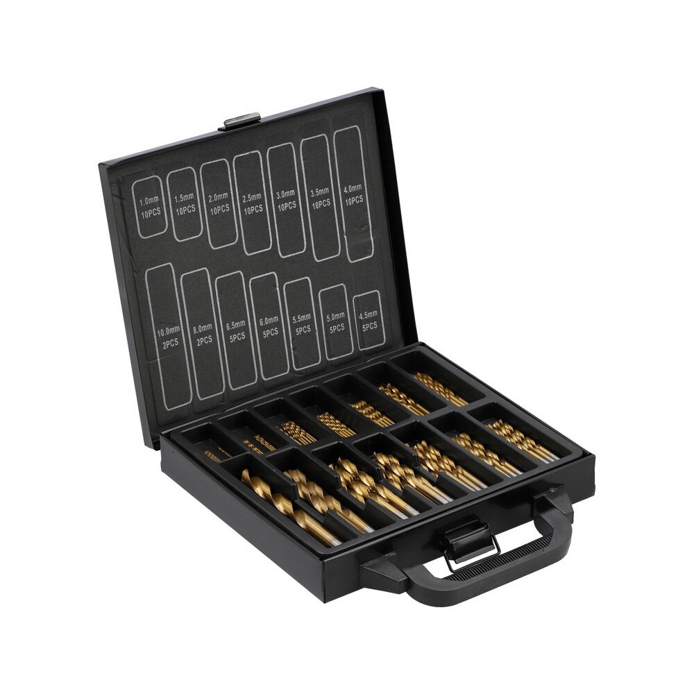 Grąžtų rinkinys metalui | 1.0 - 10 mm | 99 vnt. (YT-44591) Grąžtų rinkinys metalui | 1.0 - 10 mm | 99 vnt. (YT-44591)