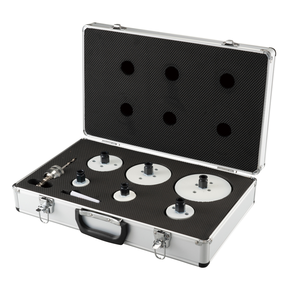 Gręžimo karūnų rinkinys elektrikams EZYCHANGE, BIM, (35,44,54,76,95,114mm) Makita E-15796 Gręžimo karūnų rinkinys elektrikams EZYCHANGE, BIM, (35,44,54,76,95,114mm) Makita E-15796