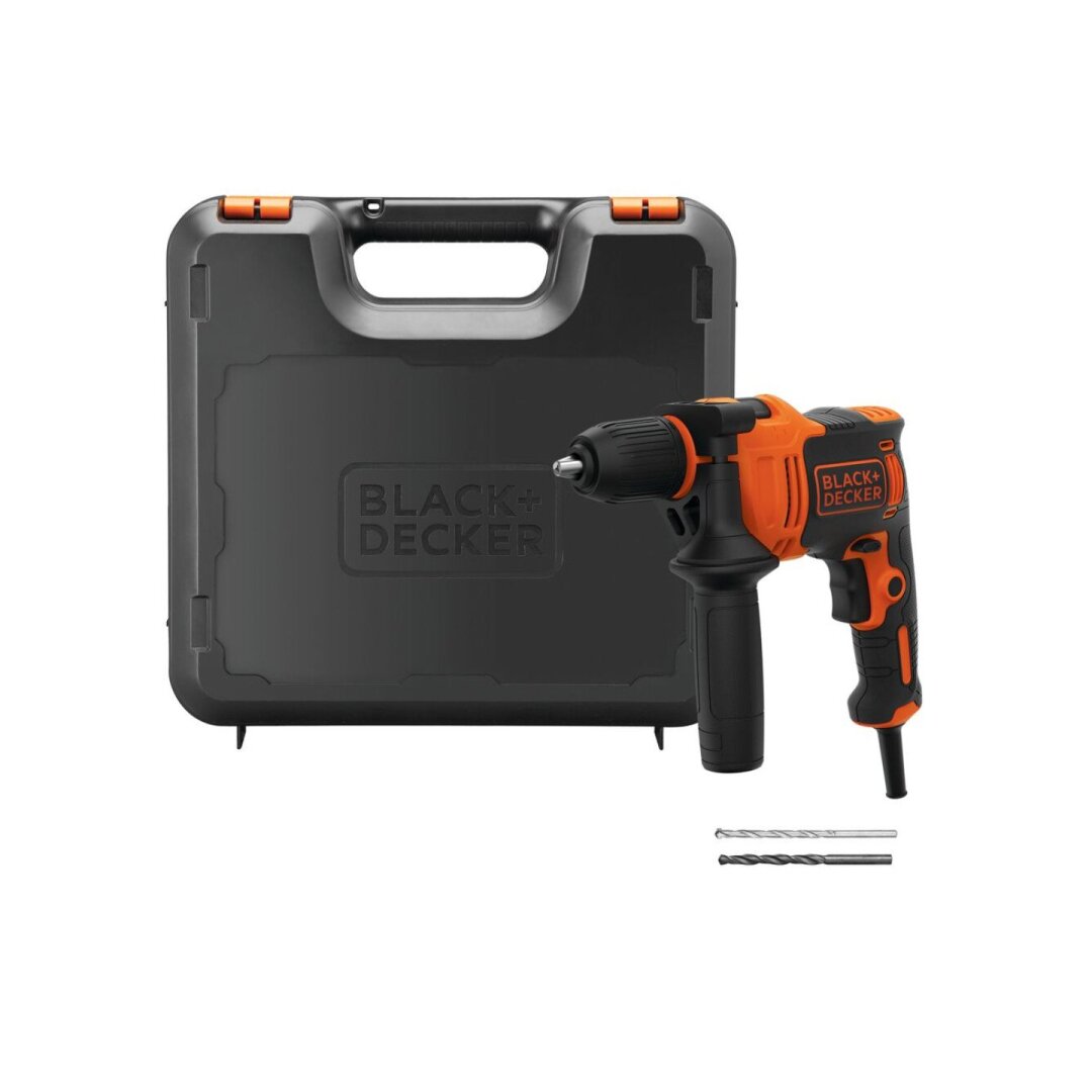 Gręžtuvas 550 W rinkinys, BEH550K-QS, Black&Decker Gręžtuvas 550 W rinkinys, BEH550K-QS, Black&Decker