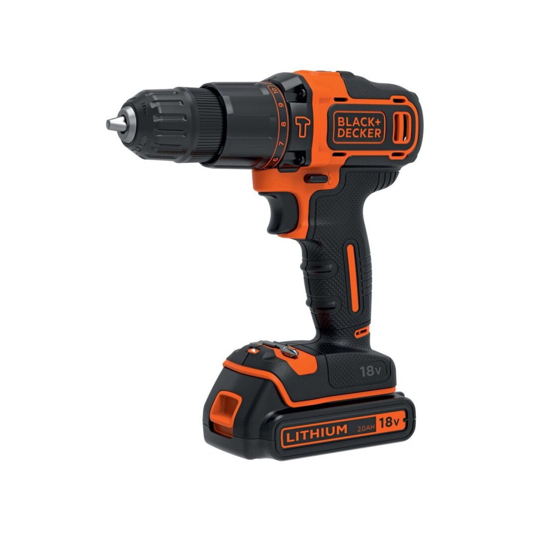 Akumuliatorinis gręžtuvas Black&Decker BDCHD18-QW, 18V, 1x1,5Ah