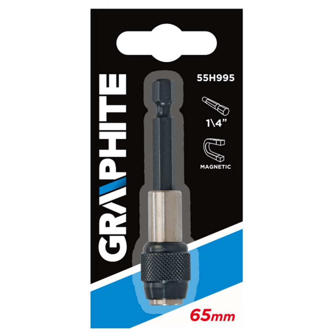 Griebtuvas antgaliams, magnetinis 1/4", 65mm 1