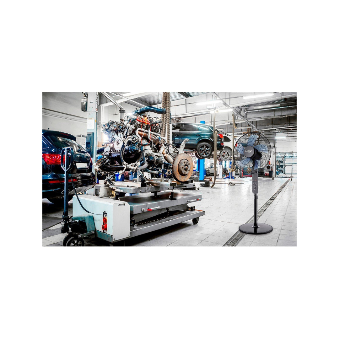 Grindinis ventiliatorius 45W, diam. 40 cm, 3 gr, svyr, nuot valdymas 3