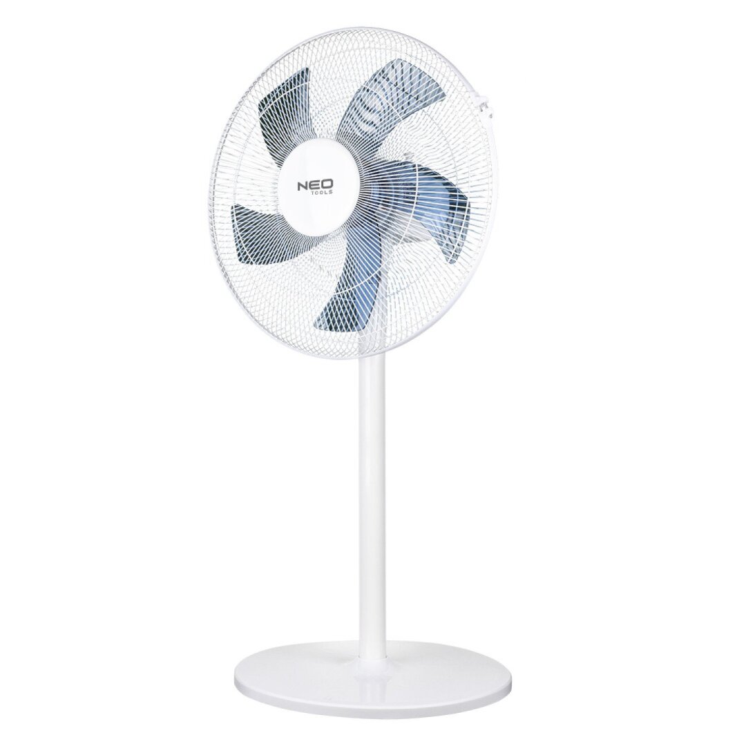 Grindų ventiliatorius 50 W, 40 cm skersmens, 3 greičiai, osciliacinis, baltas 3