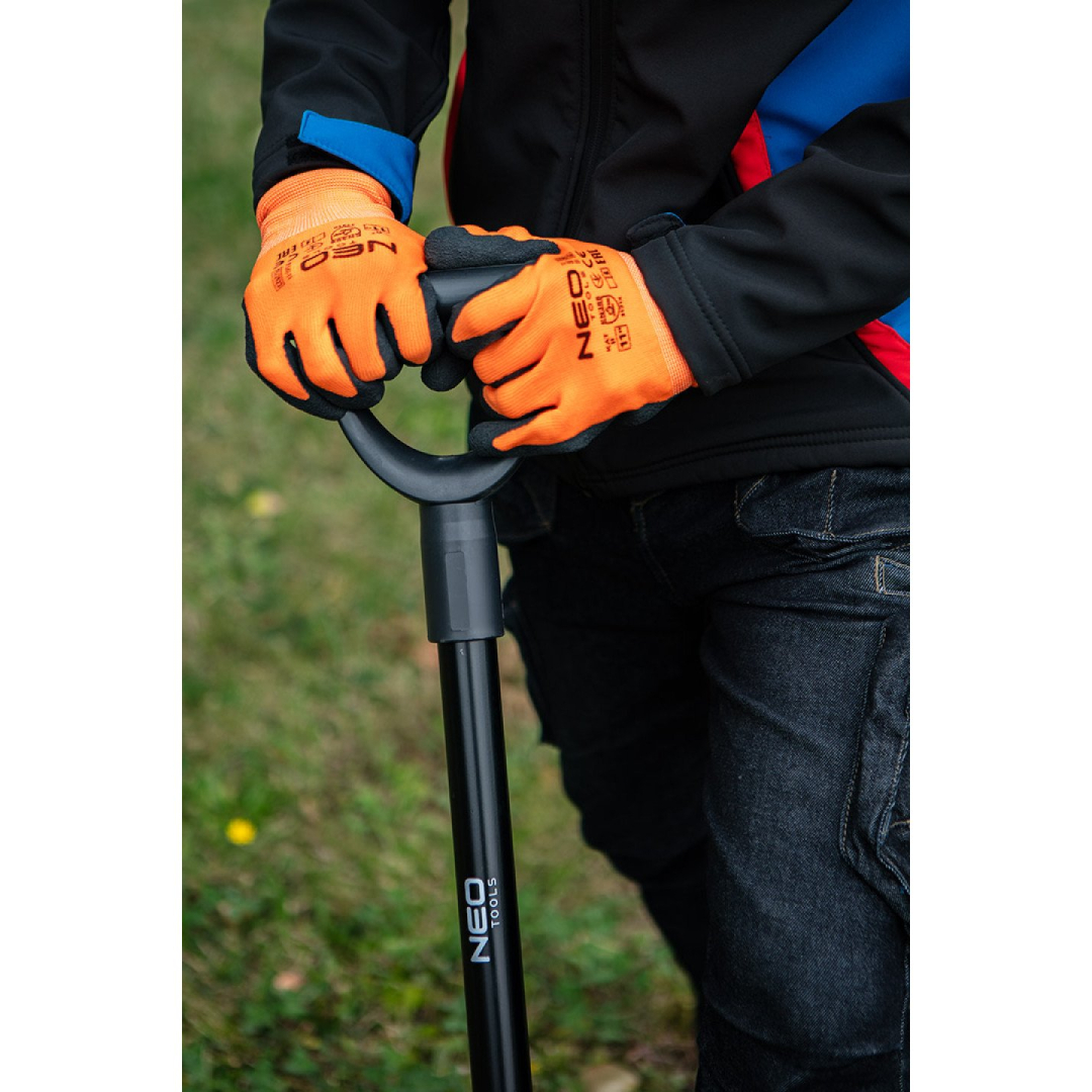 Grūdintas kastuvas, metalinė rankena, aštrus 3