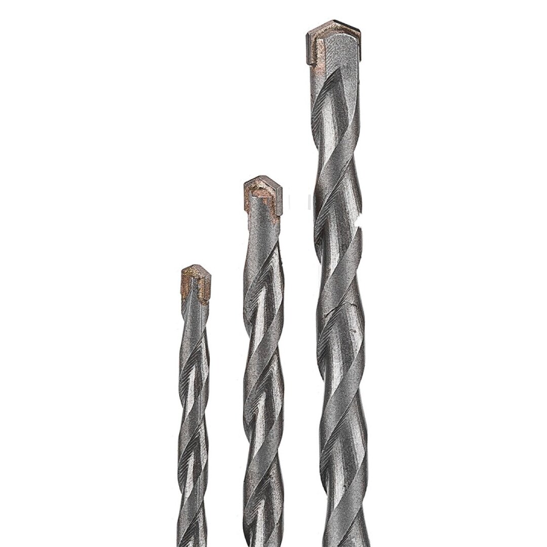 Grūdinto betono grąžtų rinkinys: 4, 5, 6, 8, 10 mm, 5 vnt 3