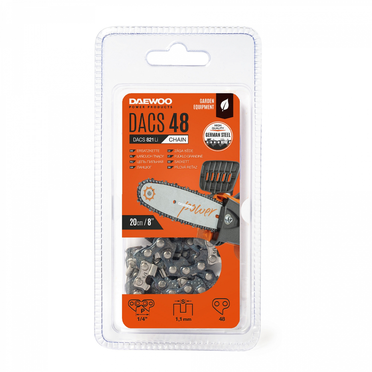 Pjovimo grandinė DAEWOO DACS 48, 200-8, 1/4 1.1 48d