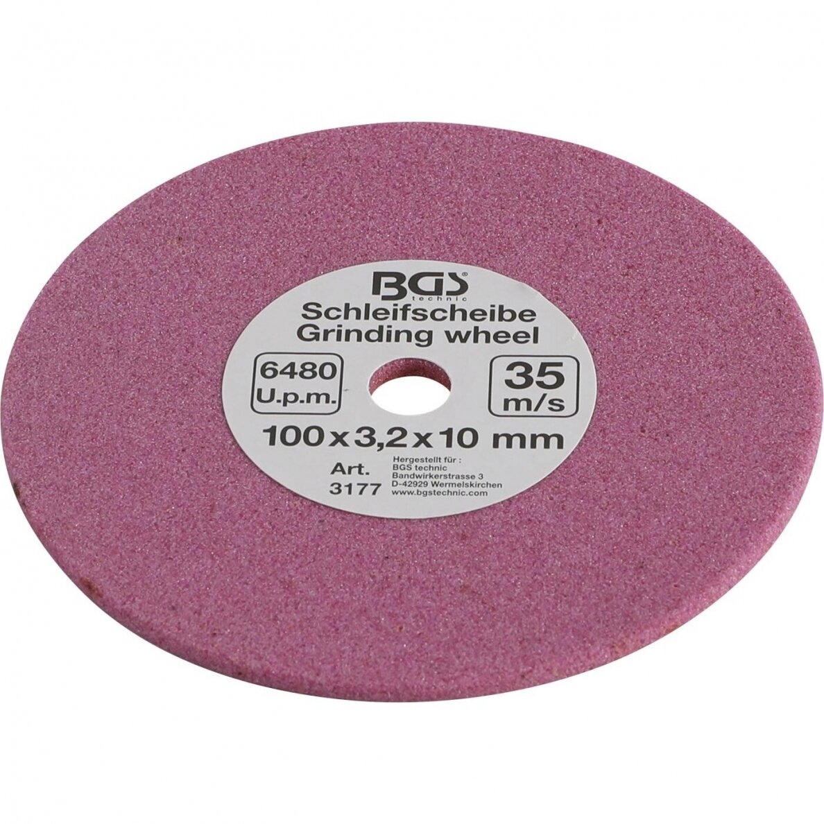 Galandinimo diskas grandinėms 100x3.2x10 mm Galandinimo diskas grandinėms 100x3.2x10 mm