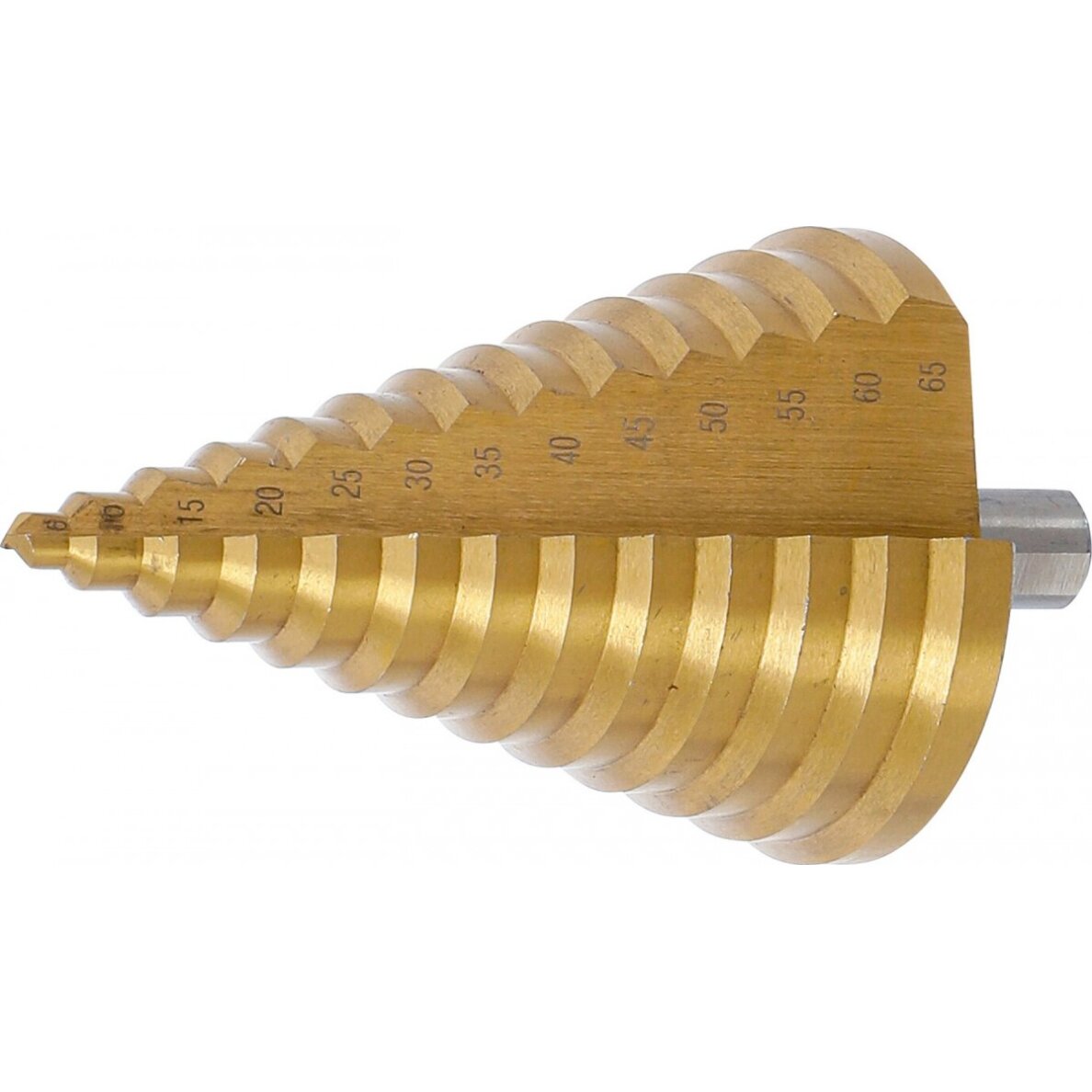 Grąžtas pakopinis | titano nitridas | Ø 6 - 65 mm (74433) Grąžtas pakopinis | titano nitridas | Ø 6 - 65 mm (74433)