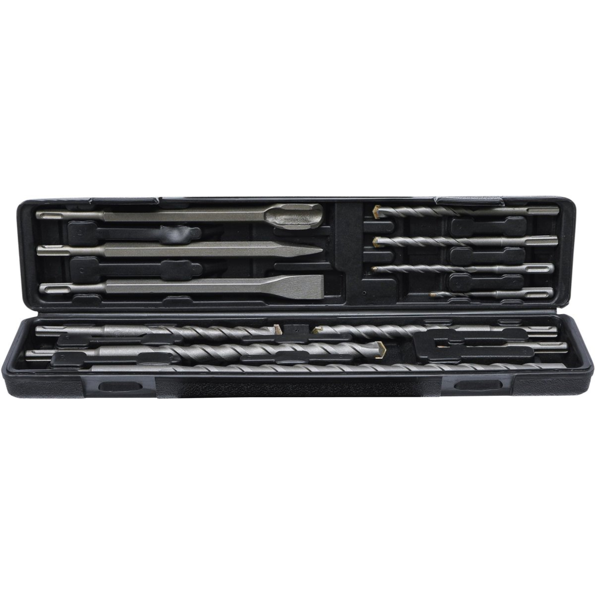 Grąžtų ir kaltų komplektas | SDS PLUS | 5-20 mm | 12 vnt. (2005) Grąžtų ir kaltų komplektas | SDS PLUS | 5-20 mm | 12 vnt. (2005)