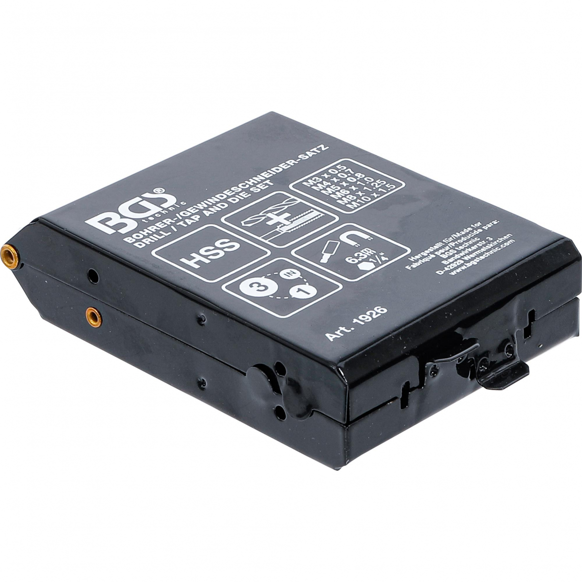 Grąžtų ir sriegiklių rinkinys BGS-technic 1926, 7 vnt. 3